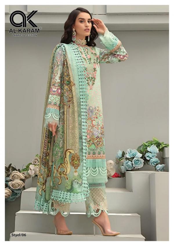 Al Karam Queens Court Cambric Cotton Dress Material Collection